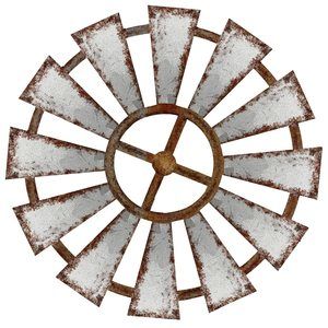 Farmhouse Living Room Wall Decor Wood Windmill Rustic Wooden Wall Art🐘